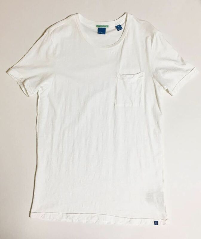 SCOTCH＆SODA One Pocket Tシャツ L ホワイト スコッチアンドソーダ ポケット tee 半袖 カットソー WHITE 白 半袖 無地 ポケTクルーネック