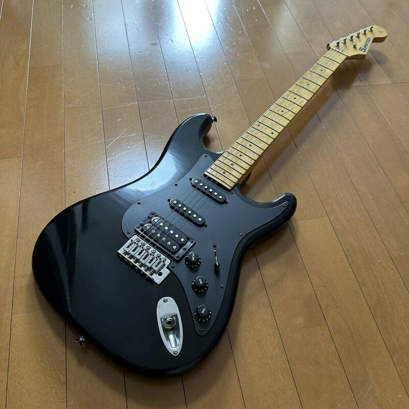 【動作未確認】SUPERTECH スーパーテック エレキギター ストラトキャスター NO/SM-7SSH/B ブラック (RM-014)