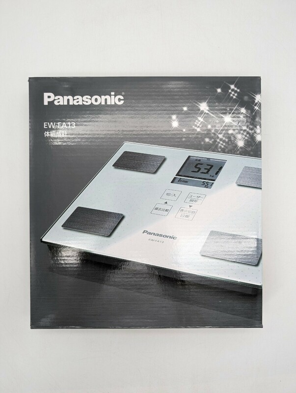 美品 動作品 Panasonic パナソニック EW-FA13-W 体重・体組成計 ホワイト WHITE 白 体重体組成計 体重計 