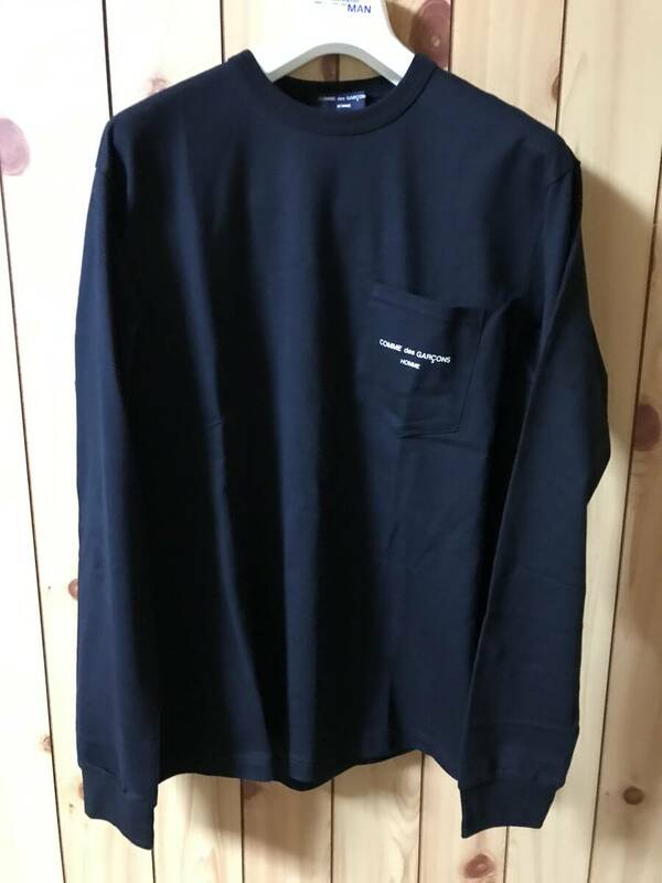 COMME des GARCONS HOMME　LOGO LONG SLEEVE TEE Tシャツ　Sサイズ　新品　コムデギャルソンオム