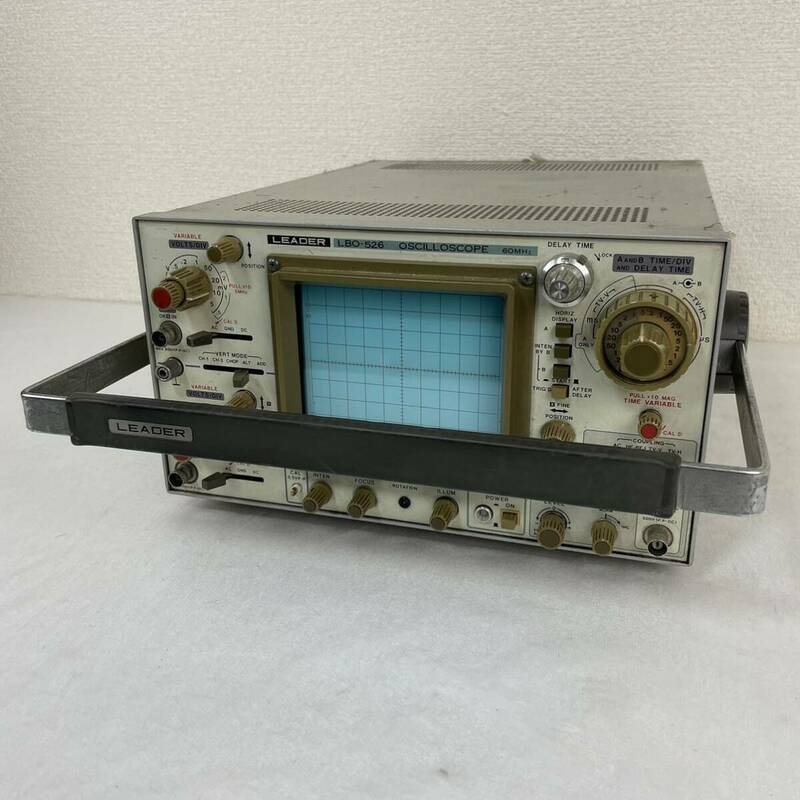 LEADER リーダー電子 LBO-526 OSCILLOSCOPE オシロスコープ 60MHz