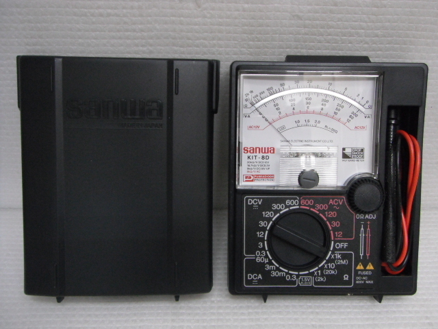 SANWA サンワ アナログマルチテスター KIT-8D 電気計測器 定形外郵便全国一律510円 S4-A