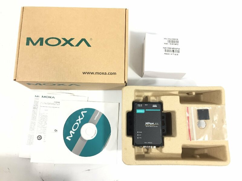 未使用品　MOXA　シリアルデバイスサーバー　NPort5110/JP　V2.1.0　TK4.008 /05