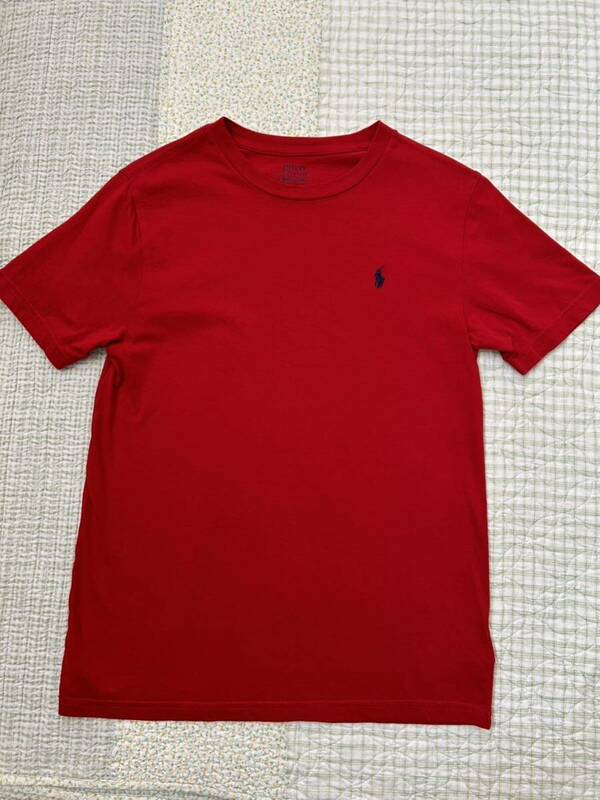 ☆ 子供服　男の子　POLO RALPH LAUREN　半袖Tシャツ　赤　M（10-12） 150 綺麗 ☆