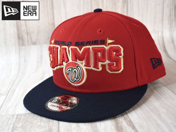 J53《未使用品》NEW ERA ニューエラ【9 FIFTY フリーサイズ】MLB WASHINGTON NATIONALS ナショナルズ 帽子 キャップ