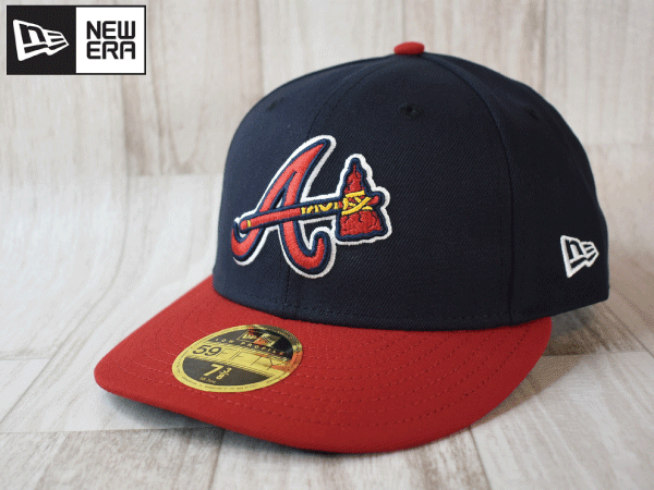 J50《未使用品》NEW ERA ニューエラ Low Profile【7-3/8 58.7cm】MLB ATLANTA BRAVES ブレーブス 帽子 キャップ