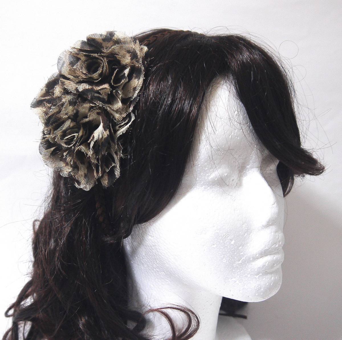 未使用！ページボーイ ◆ 花のモチーフ ヘアアクセサリー ヘアバンド カチューシャ