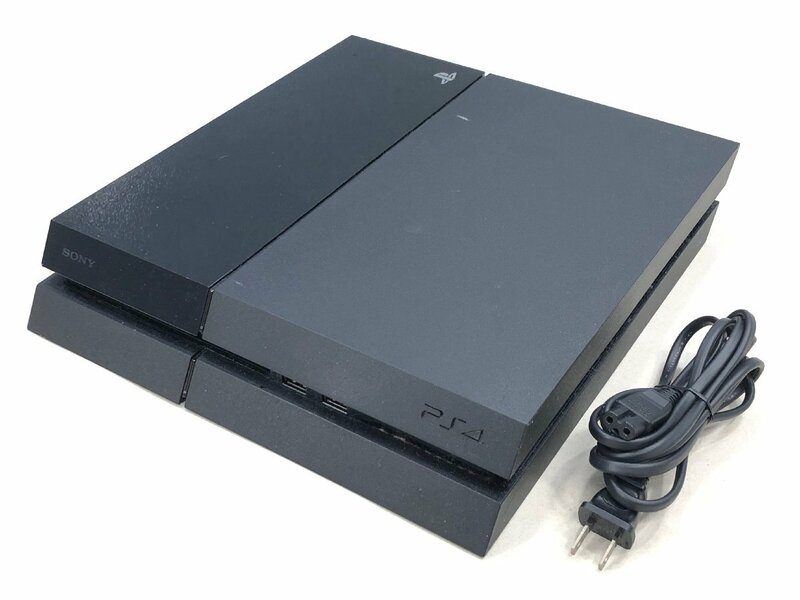 △【5】初期化済み SONY PS4 CUH-1000A ジェットブラック 500GB 同梱不可 1円スタート