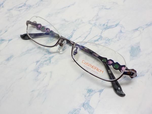 COSMERICH メガネ アンダーリム CMS-3615 49口17-135 PU