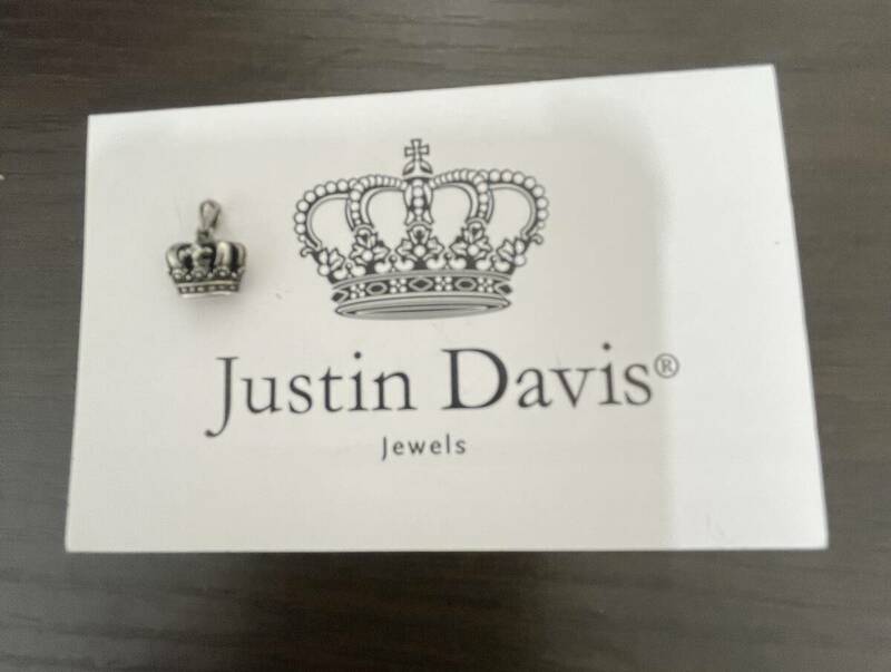 ジャスティンデイビス JustinDavis ネックレス DIADEM STAR シルバー×ダイヤモンド 1Pダイヤ/ダイヤ0.01カラット/クラウン　チェーン切れ