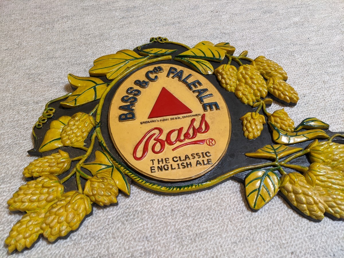 イギリス　BASS PALE ALE　バスペールエール　ビール　立体ディスプレイ　サインボード　アンティーク風　タイタニック