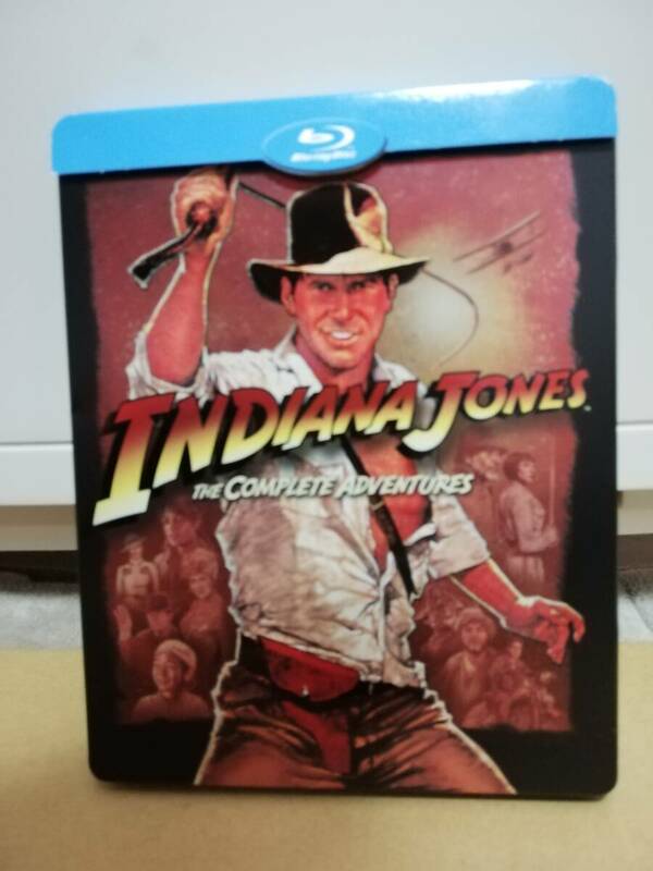 INDIANA JONES THE COMPLETE ADVENTURE 輸入版ブルーレイ（邦題：インディ・ジョーンズ シリーズ4枚セット）スチールケース仕様　