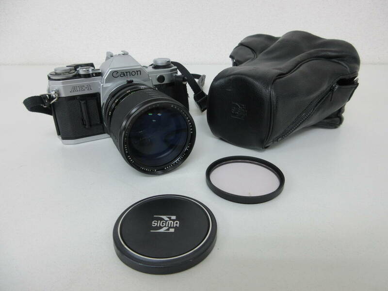 中古 カメラ Canon キヤノン AE-1 レンズ SIGMA シグマ 39-80mm 1:3.5 ※動作未確認 ／D
