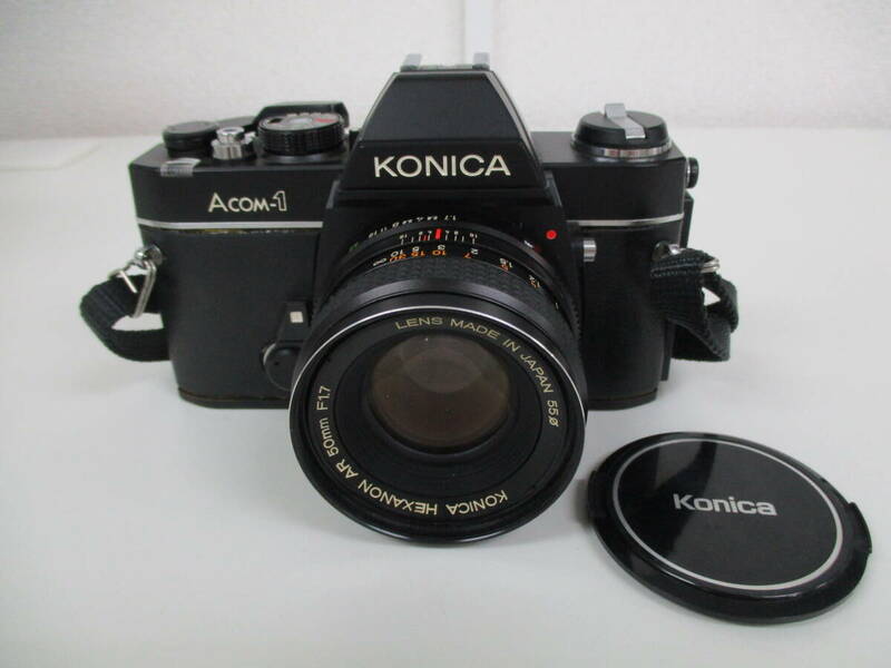 中古 カメラ コニカ KONICA ACOM-1 / レンズ KONICA HEXANON 50mm F1.7 ※動作未確認 ／N