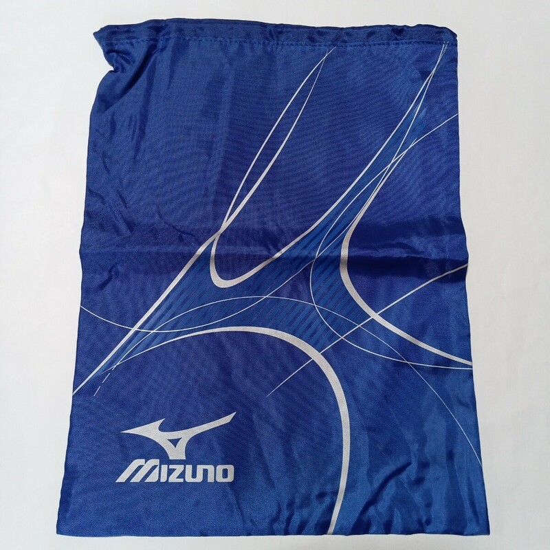 MIZUNO ミズノ　オリジナルシューズ袋/バッグ　ブルー　非売品　新品　レア　青　スポーツ用品 アウトドア キャンプ 運動 ゴルフ 野球 雑貨