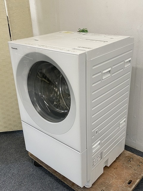 27261D8054)Panasonic/パナソニック ななめドラム式洗濯乾燥機 Cuble/キューブル 洗濯7.0kg /乾燥3.5kg NA-VG750L-W左開き 温水泡洗浄W