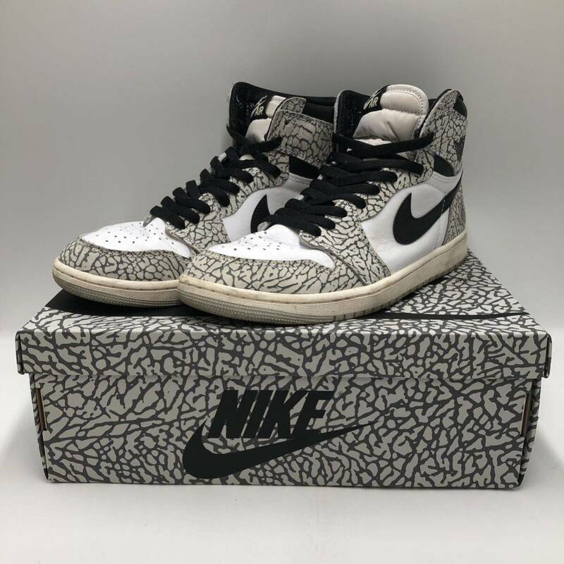 【27cm】Nike Air Jordan 1 High OG White Cement ナイキ エアジョーダン1 ハイ OG ホワイト セメント スニーカー (DZ5485-052) 0047