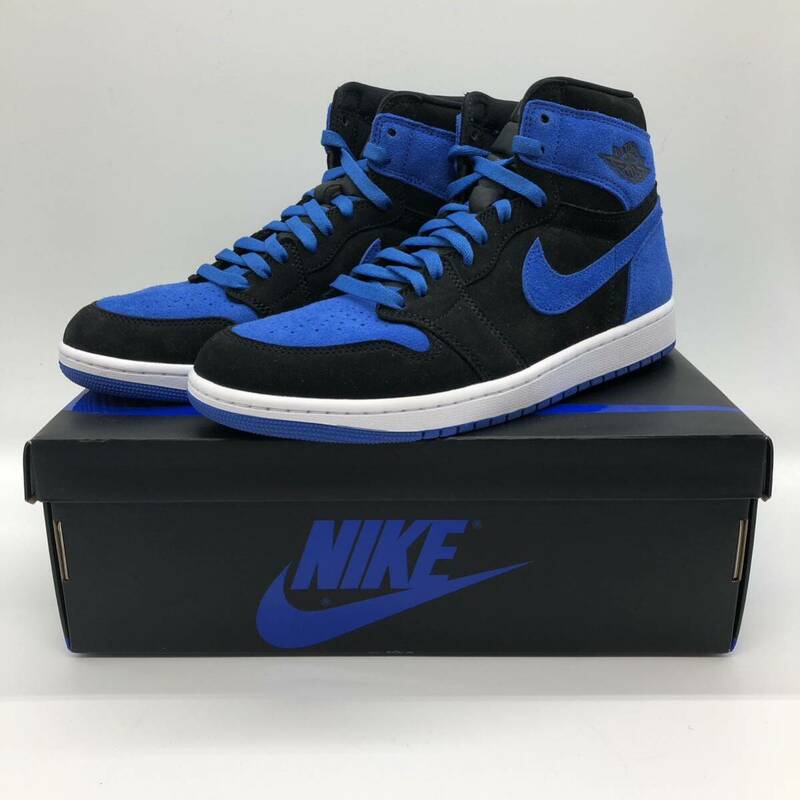 【28.5cm】美Used Nike Air Jordan 1 Retro High OG Royal Reimagined ナイキ エア ジョーダン1 レトロ ハイ (DZ5485-042) 0054