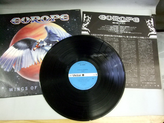 EUROPE　ヨーロッパ　明日への翼　LPレコード