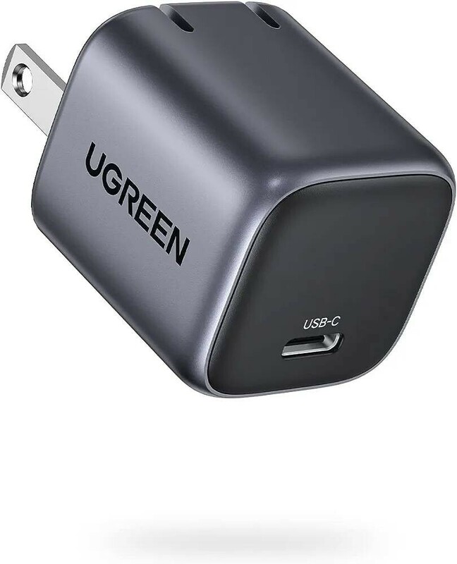 UGREEN Nexode Mini 30W PD 充電器 USB-C 急速充電器 【GaNFastⅡ (窒化ガリウム) 採用 超小型 折畳式プラグ
