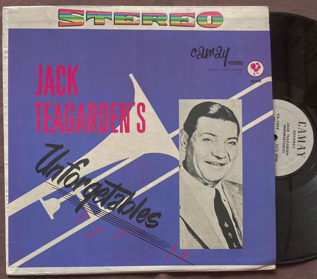 ジャック・ティーガーデン/トロンボーン巨匠/JACK TEAGARDEN/ジョージア・オン・マインド/ダーク・アイズ/TROMBONE/CAMAY RECORDS/US盤