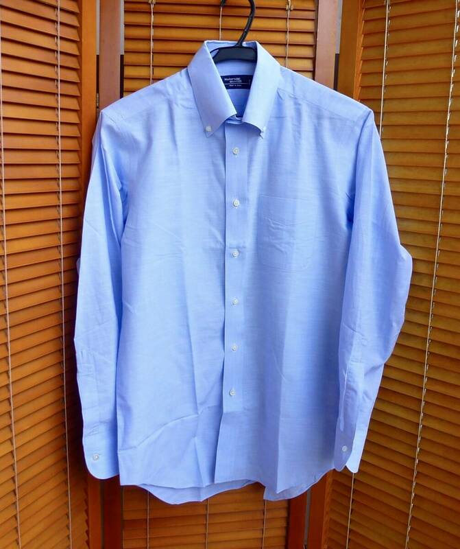 メーカーズシャツ鎌倉 Makers Shirt Kamakura ボタンダウンシャツ ワイシャツ 長袖 40-84 サックスブルー 即決あり！