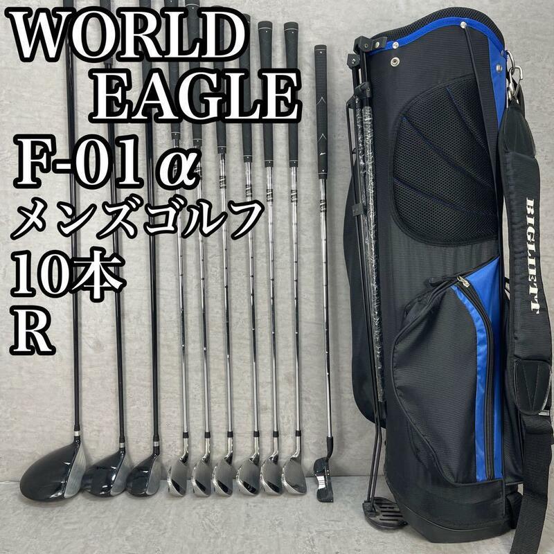 良品　WORLDGOLF　ワールドゴルフ WORLDEAGLE　ワールドイーグル　メンズゴルフ10本セット　右　R 男 初心者　ビギナー