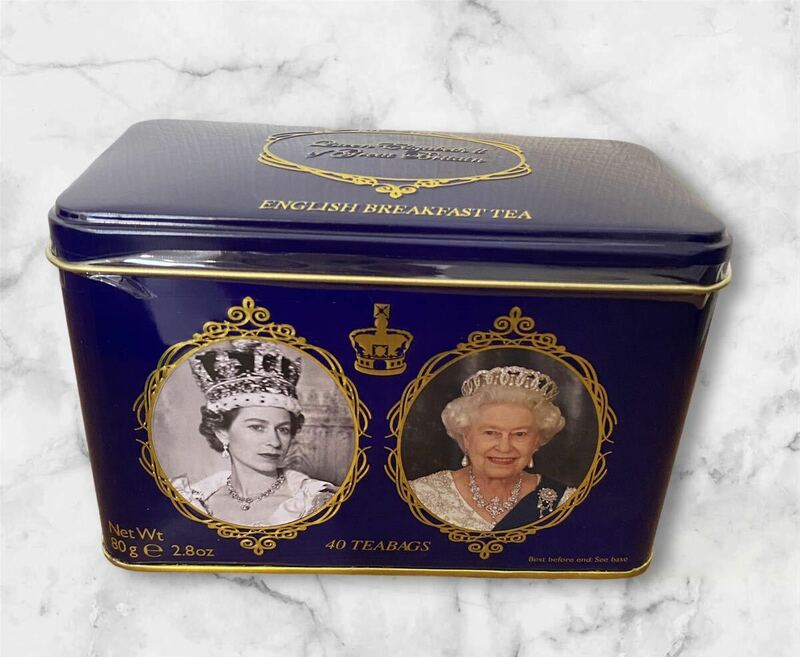 ニューイングリッシュティー　エリザベス女王 紅茶缶