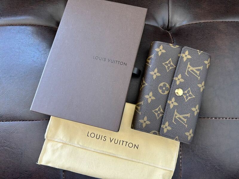 新品 LOUIS VUITTON ルイヴィトン ポルトフォイユ アレクサンドラ モノグラム レザー 三つ折り財布 ウォレット M60047