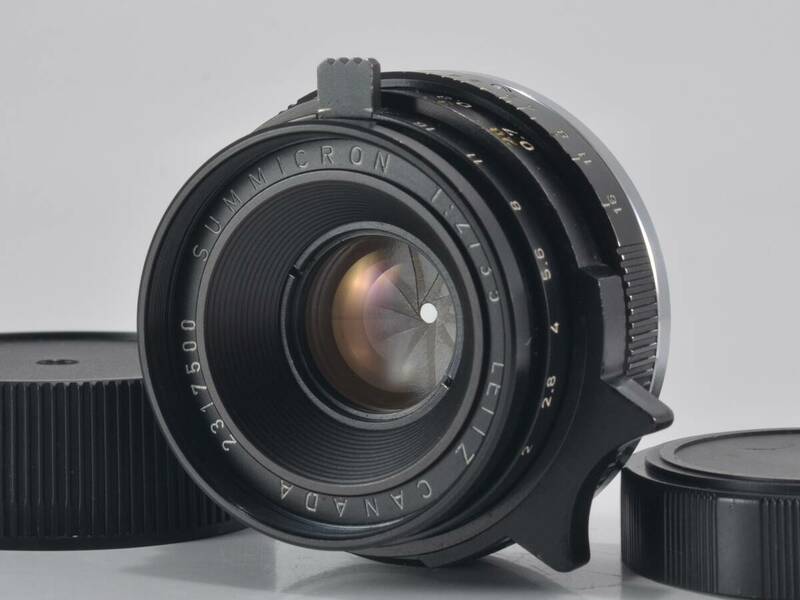 [良品]Leica (ライカ) SUMMICRON 35mm F2 第2世代 6枚玉 希少ツノ付 整備済 [保証] (52682)