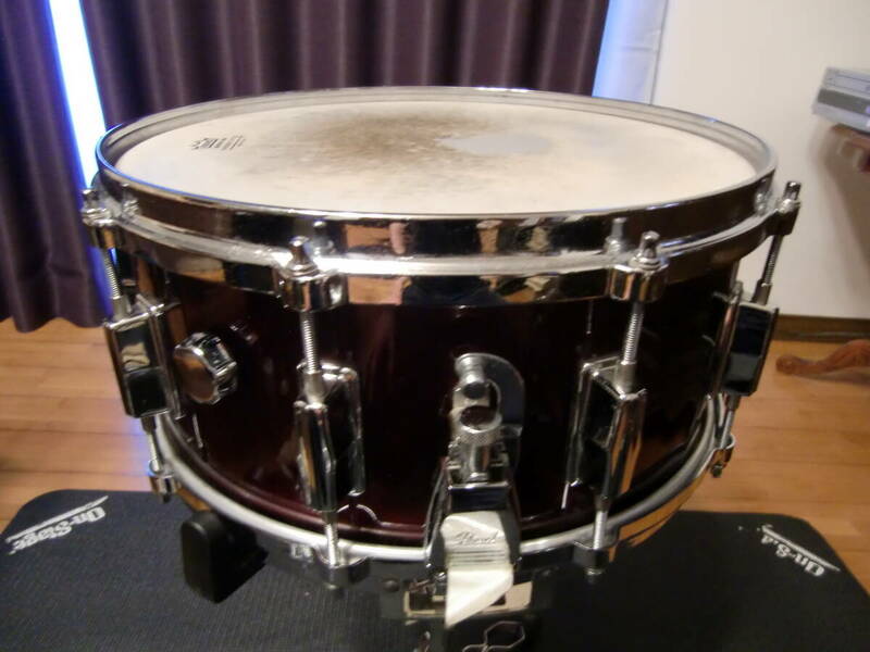 Pearl Maple Shell 14×6.5インチ メイプルスネア ケース付き　80年代後半 日本製　検）スタンダードメイプル