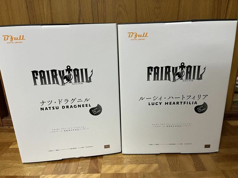 新品未開封 B'full フェアリーテイル ナツ・ドラグニクル ルーシィ ・ハートフィリア 1/6 フィギュア 限定FAIRY TAIL bfull fots japan 2体