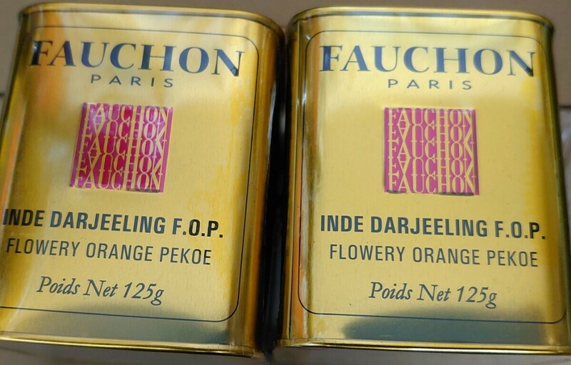 エスビー食品 FAUCHON　紅茶ダージリン（缶入り）125g×2缶セット Darjeeling 賞味期限:2024.06