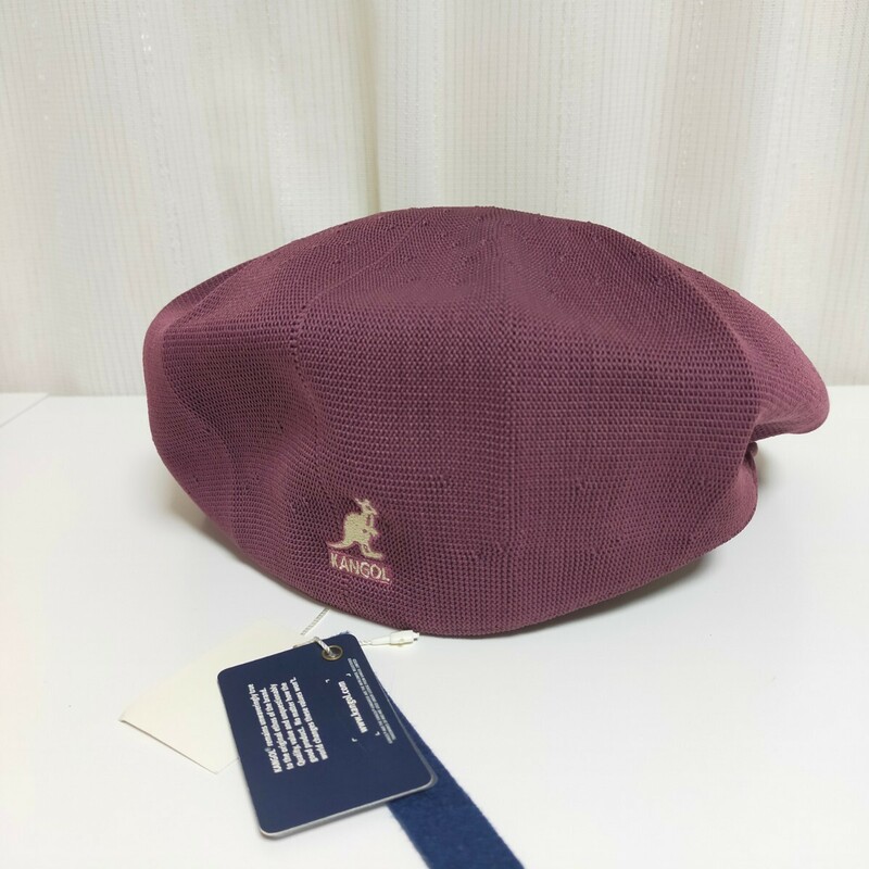 新品未使用タグ付 KANGOL カンゴール 6757BC TROPIC GALAXY ハンチング 帽子 L 小豆色