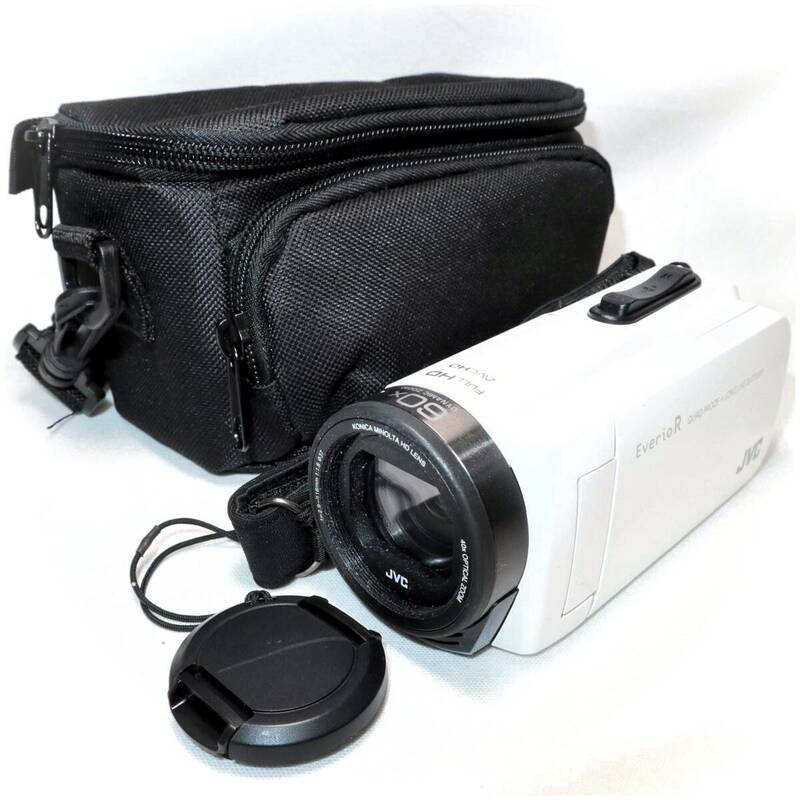 ビデオカメラ JVC GZ-R470 シャイン ホワイト エブリオ JVC ケンウッド k2587