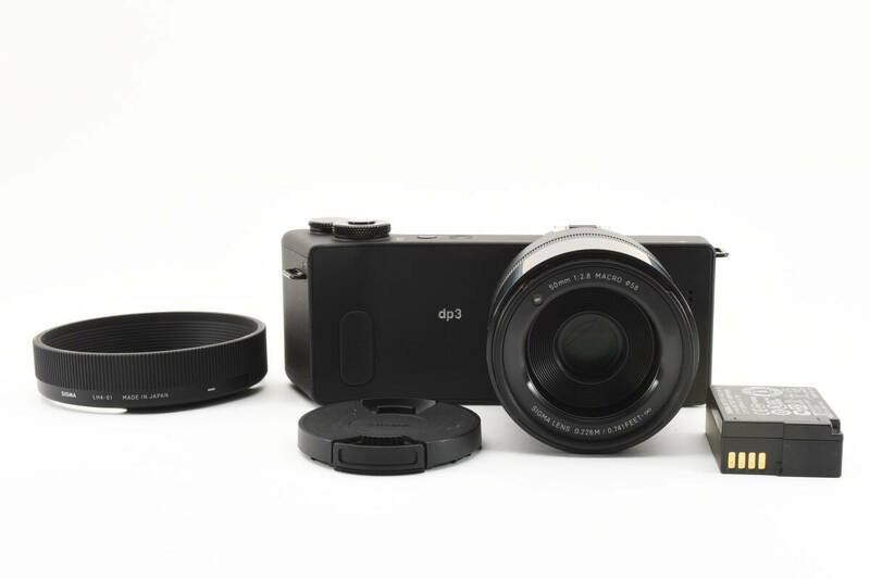 【良級】 SIGMA シグマ dp3 Quattro クアトロ デジタルカメラ レンズ 50mm 1:2.8 マクロ #5679