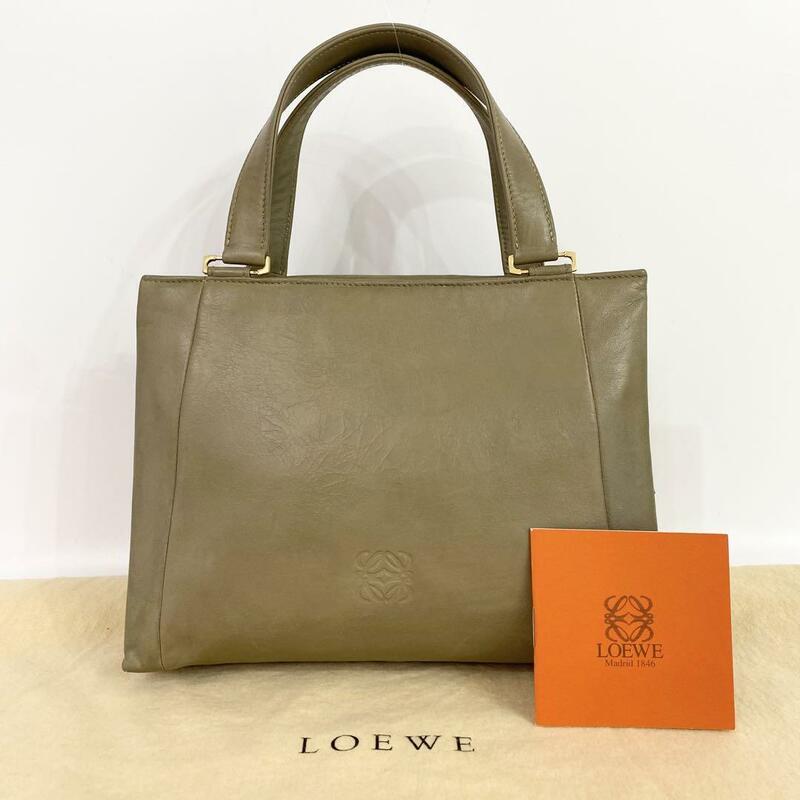 《大特価！》 LOEWE ロエベ アナグラム ミニ ハンドバッグ ベージュ 0318398