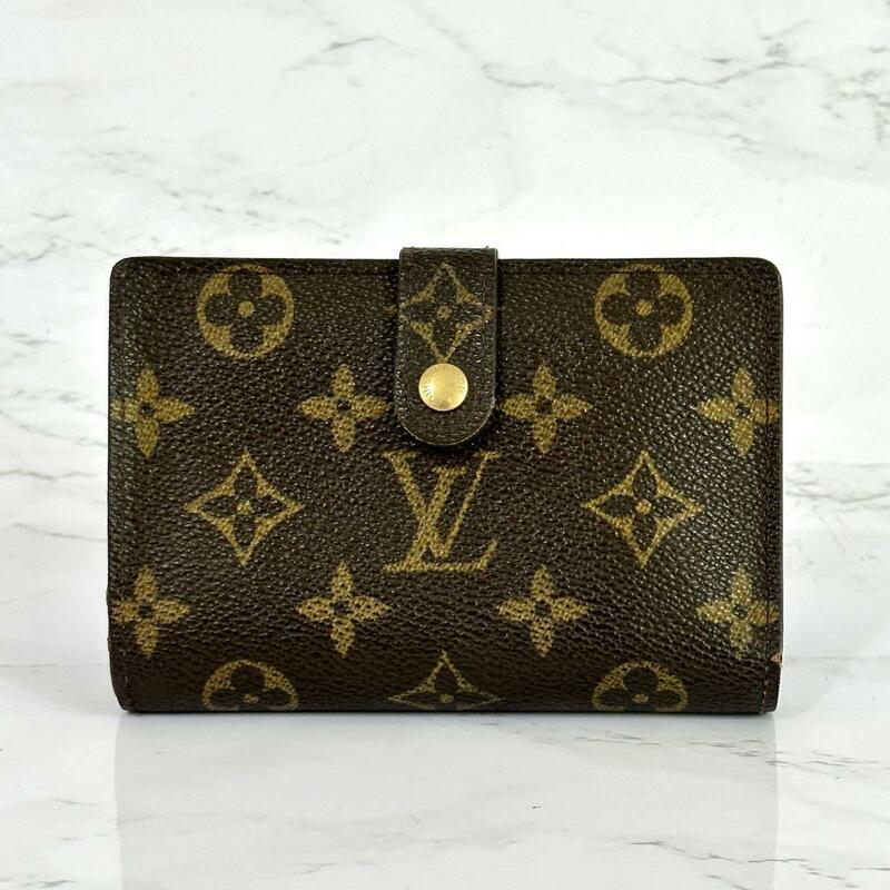 ルイ・ヴィトン LOUIS VUITTON 二つ折り 財布 モノグラム がま口　2028480