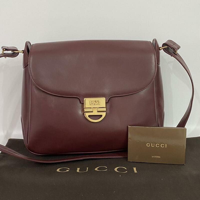 《大特価！》 GUCCI グッチ ショルダーバッグ GG ゴールド金具 ヴィンテージ 9-27651