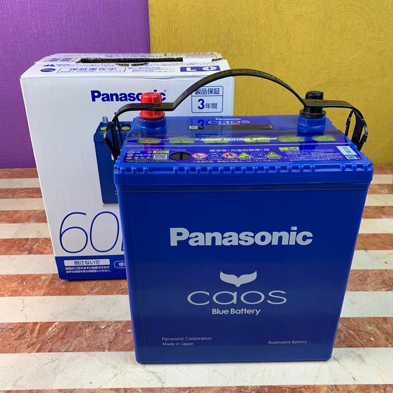 Panasonic パナソニック CAOS カオス60B19L/C7 362CCA 廃棄カーバッテリー無料回収　パルス充電済み　バッテリーチェッカー有料にて同梱