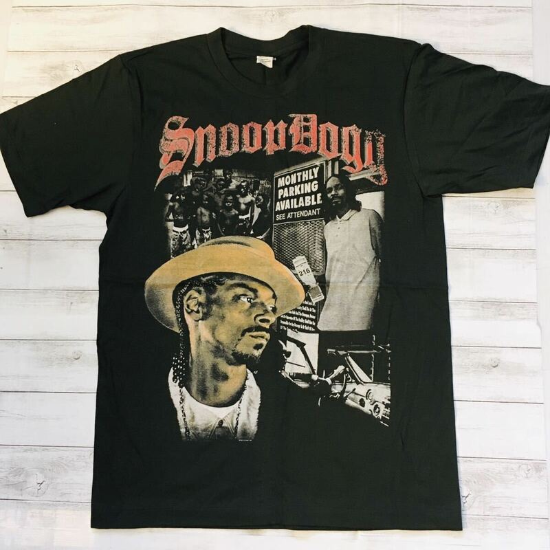 スヌープドッグ　Snoopdog L ヒップホップ　ラッパーTシャツ