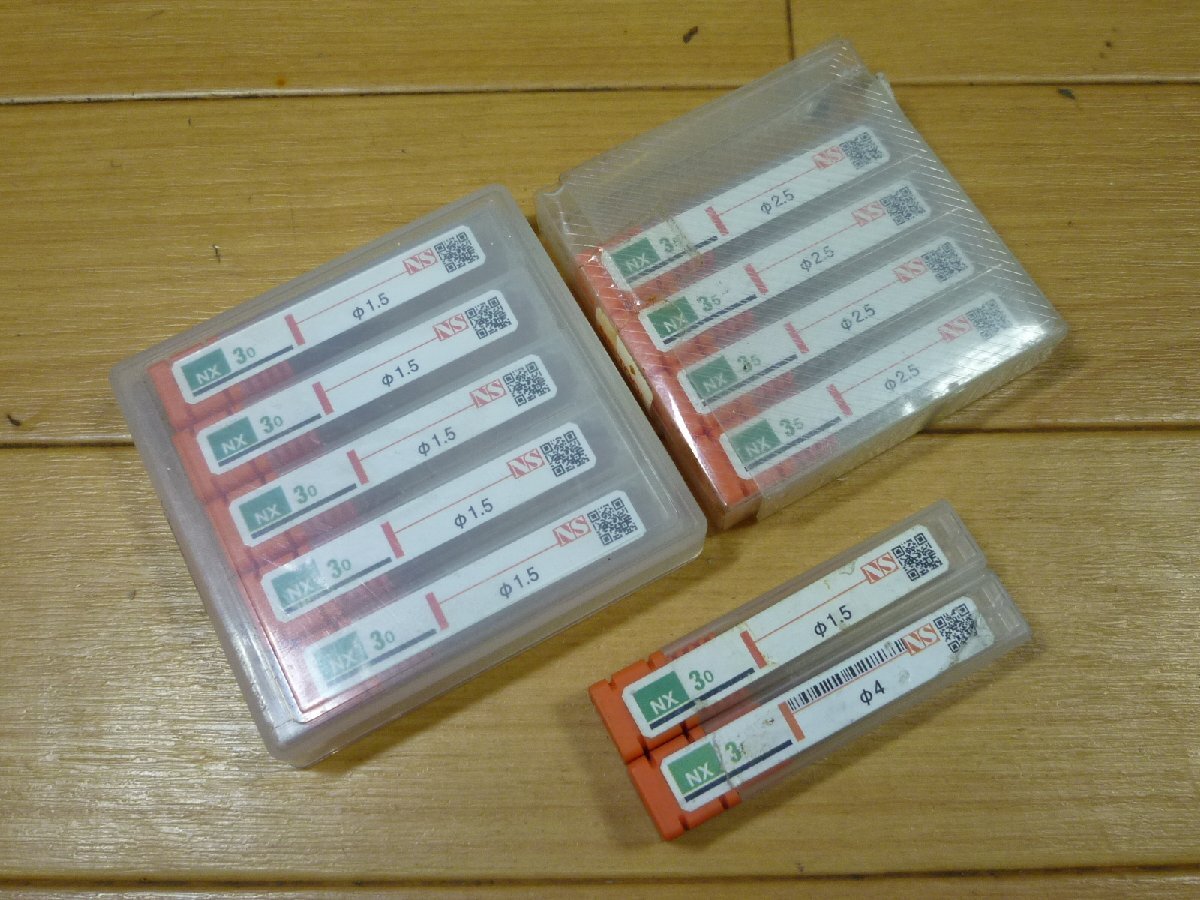 ▲ 未使用品 ? NS TOOL 日進工具 NX30 NX35 エンドミル 11本セット ▲ ⑳