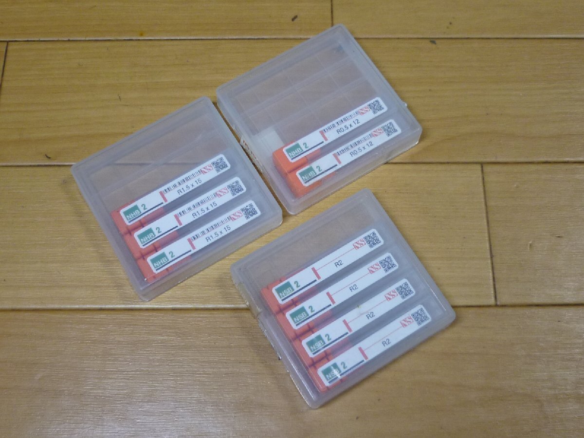 ▲ 未使用品 ? NS TOOL 日進工具 NHB2 NSB2 エンドミル 9本セット ▲ ⑰