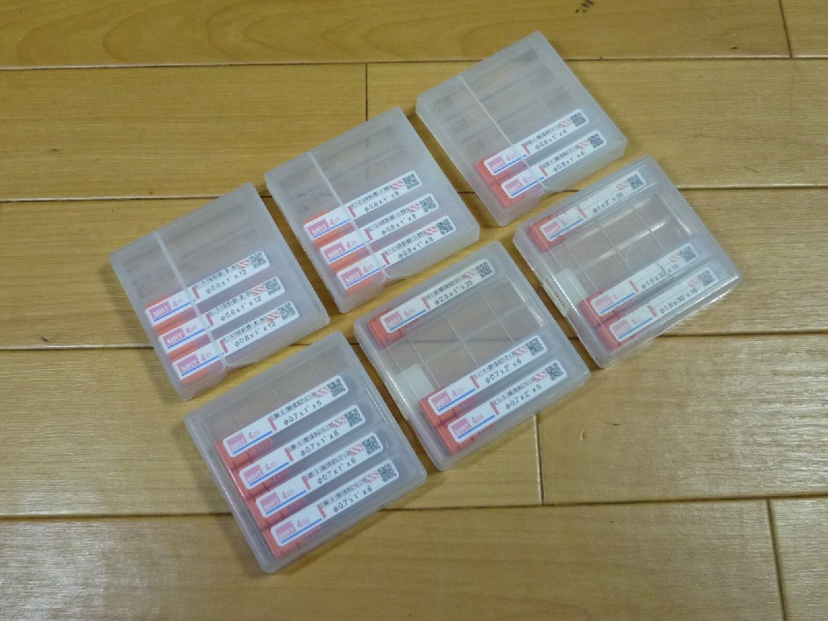 ▲ 未使用品 ? NS TOOL 日進工具 MRT425 エンドミル 18本セット ▲ ③