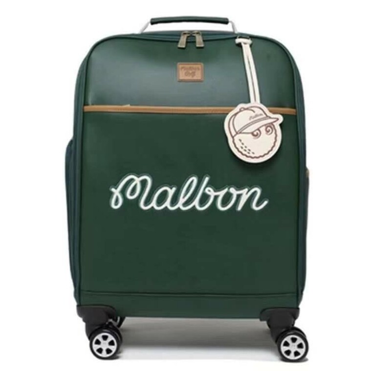 マルボンゴルフ★malbon golf　キャリーバッグ　キャリーケースカラーグリーン