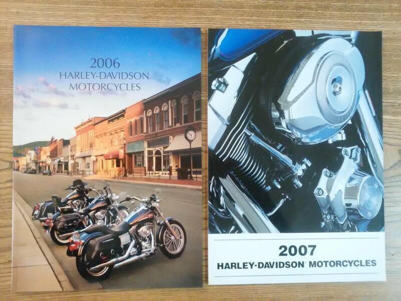 HARLEY-DAVIDSON カタログ2冊（2006/2007）ハーレーダビッドソン