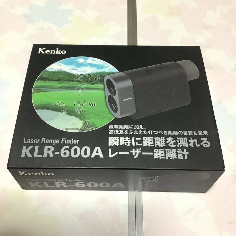 ケンコー・トキナー レーザーレンジファインダー KLR-600A レーザー距離計 kenkoゴルフ用 距離計測 防塵防水仕様