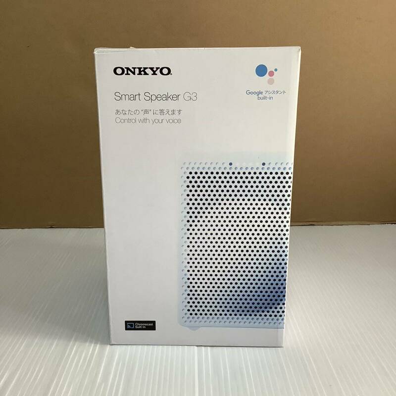 ONKYO オンキョー スマートスピーカー G3 VC-GX30（W） （ホワイト） Smart Speaker G3 2017年製 白 White