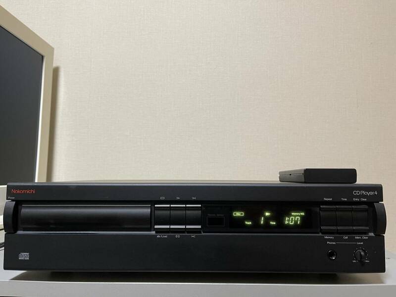 レアなナカミチ製　CDplayer4 貴重な純正リモコン付き！