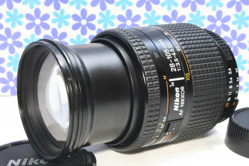 極上美品★ニコン Nikon AF 28-105mm★人気の望遠レンズ★軽量・コンパクト★送料無料★